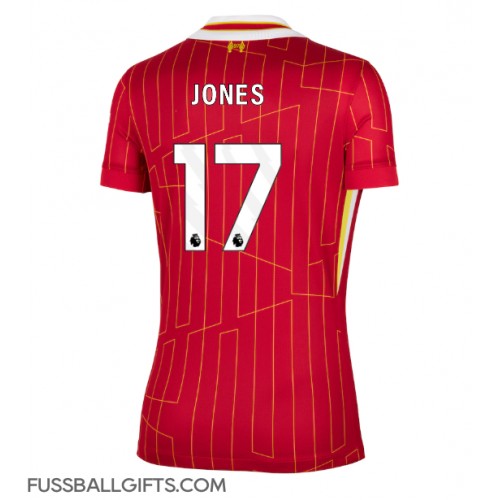 Liverpool Curtis Jones #17 Fußballbekleidung Heimtrikot Damen 2024-25 Kurzarm